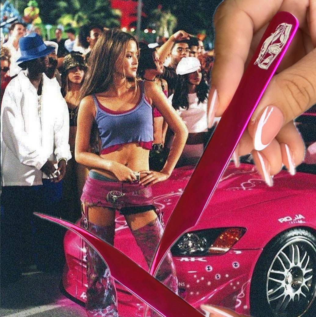 Hot Pink Nascar Isolation Tweezer