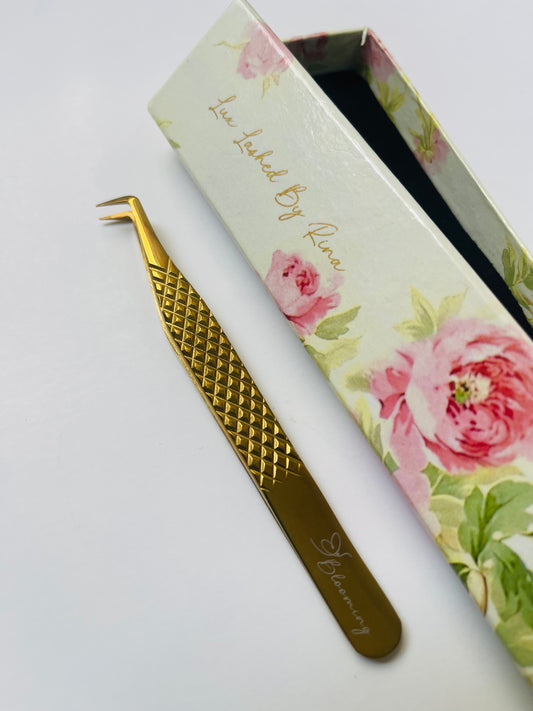 Gold Boot "Blooming" Tweezer